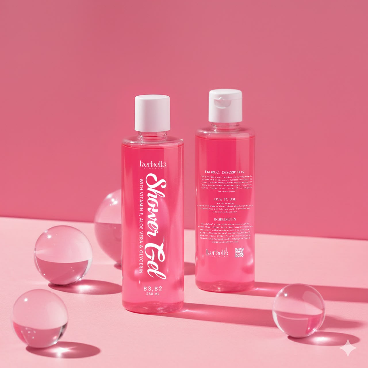 Strawberry Smoothie Shower Gel